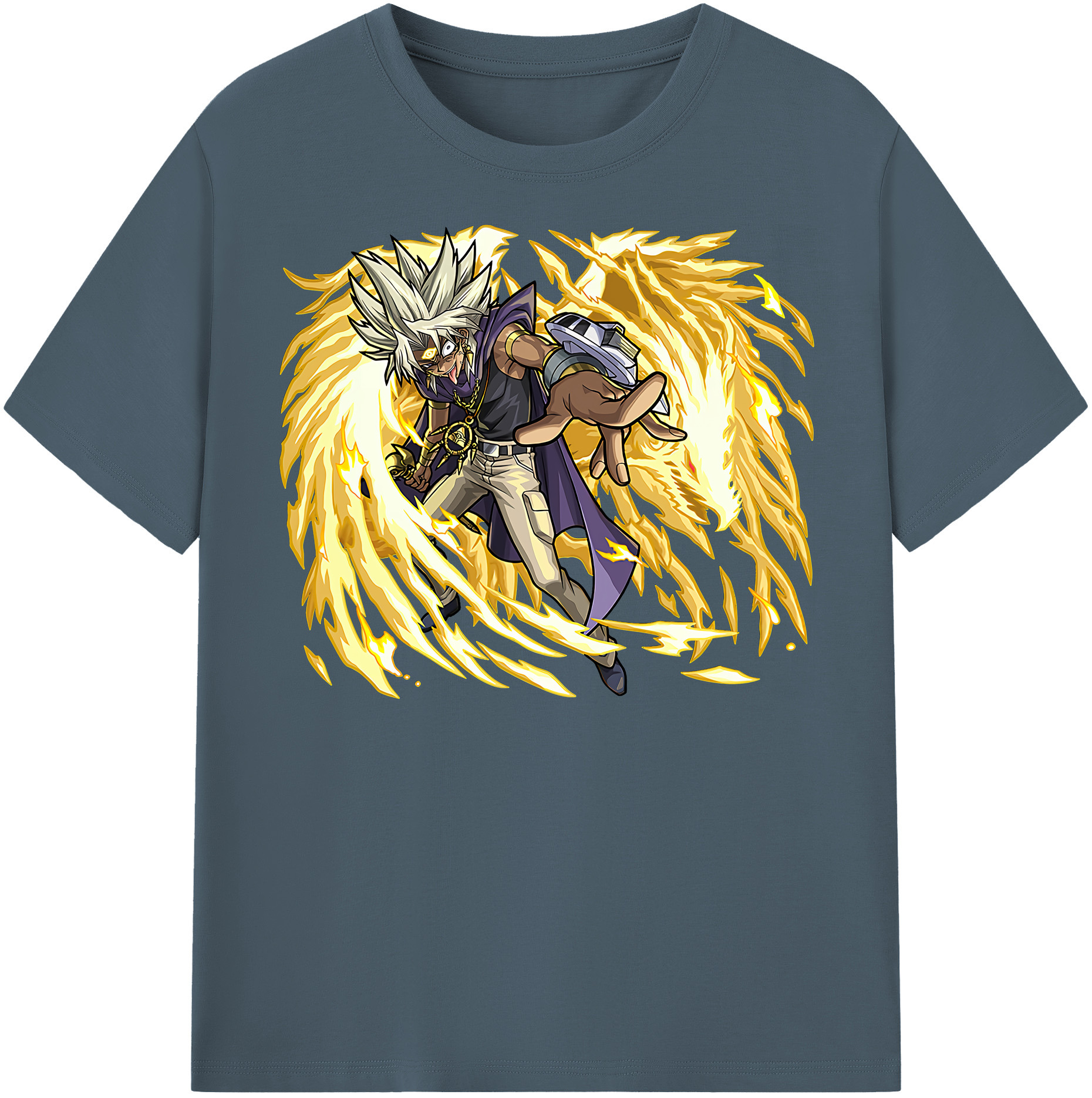 （画像用） 遊☆戯☆王 Yu-Gi-Oh! 綿100％半袖Tシャツ（フロントプリント）